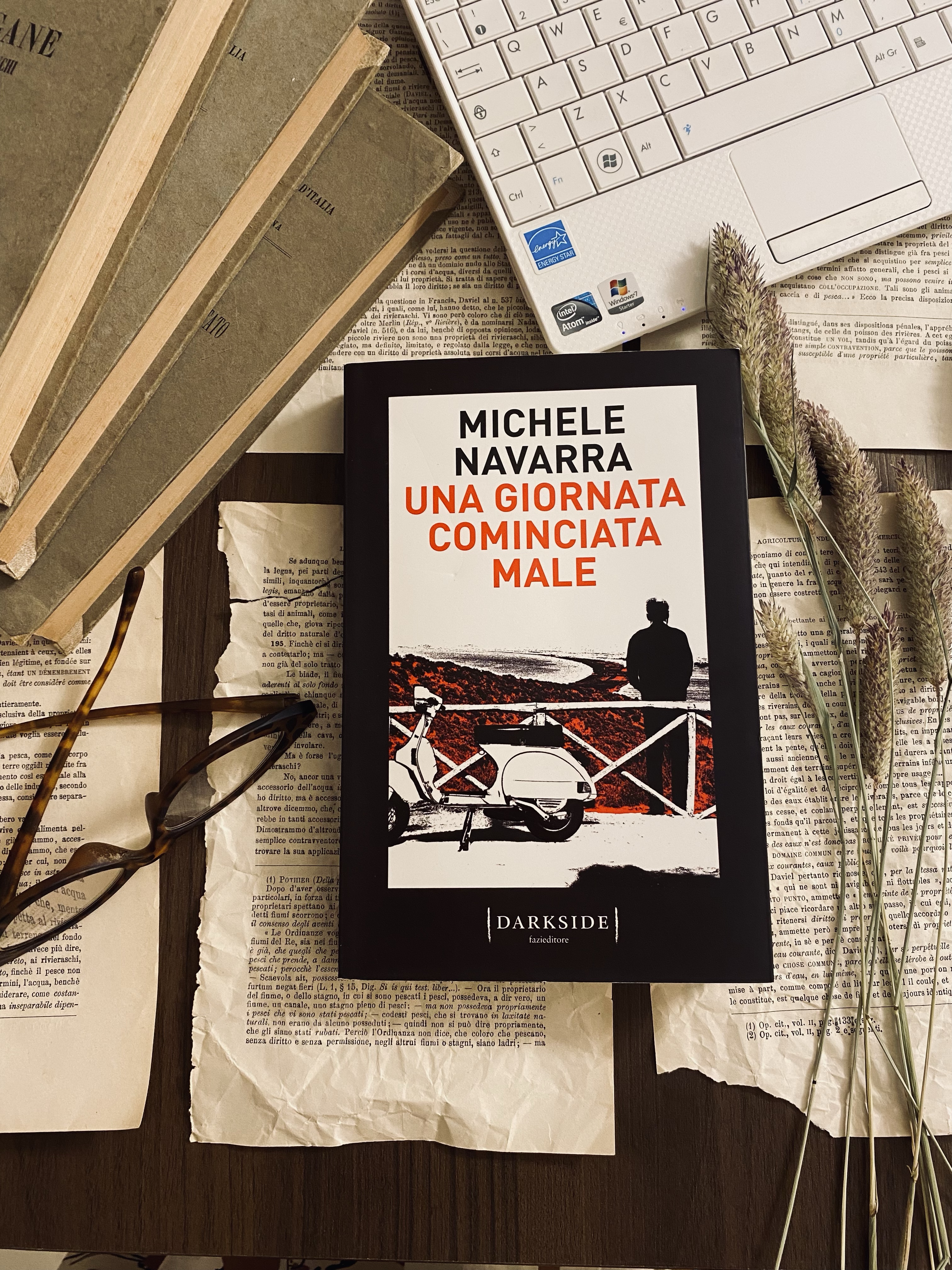 UNA GIORNATA COMINCIATA MALE di Michele Navarra – Libri nell'aria, image size:3024x4032